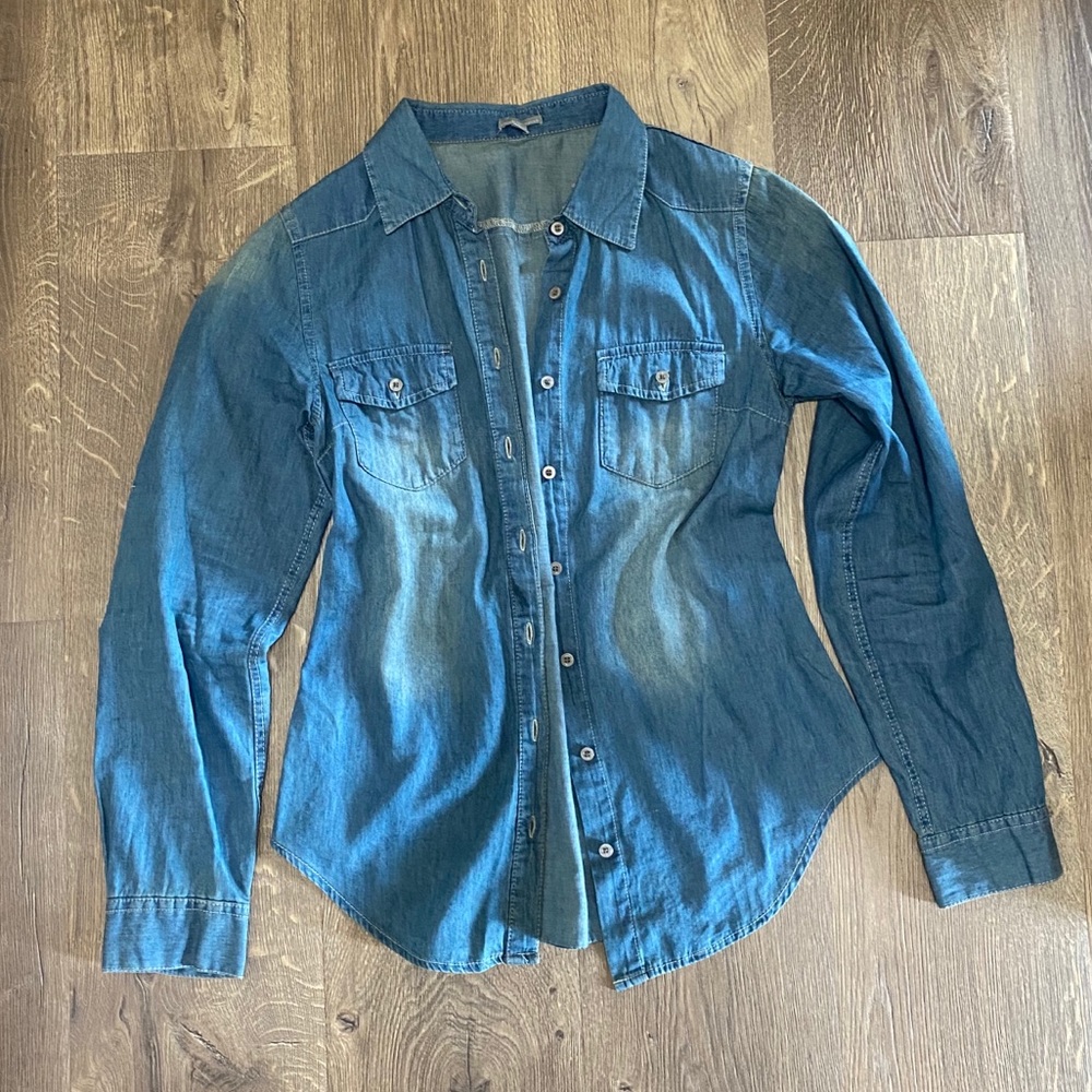 Chambray Top